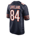 harde C.Bears #84 Colston Loveland Player Navy Home Game Stitched Jerseys