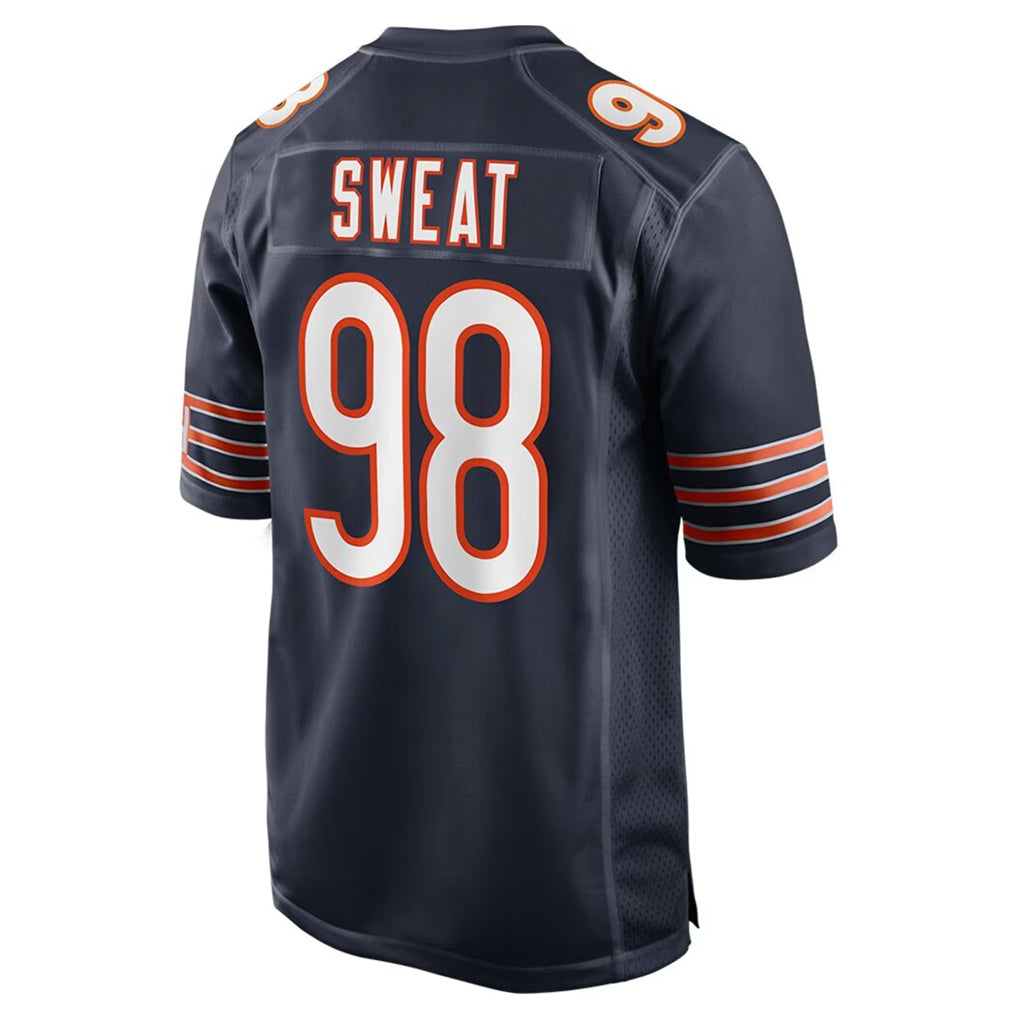 harde C.Bears #98 Montez Sweat Player Navy Home Game Stitched Jerseys