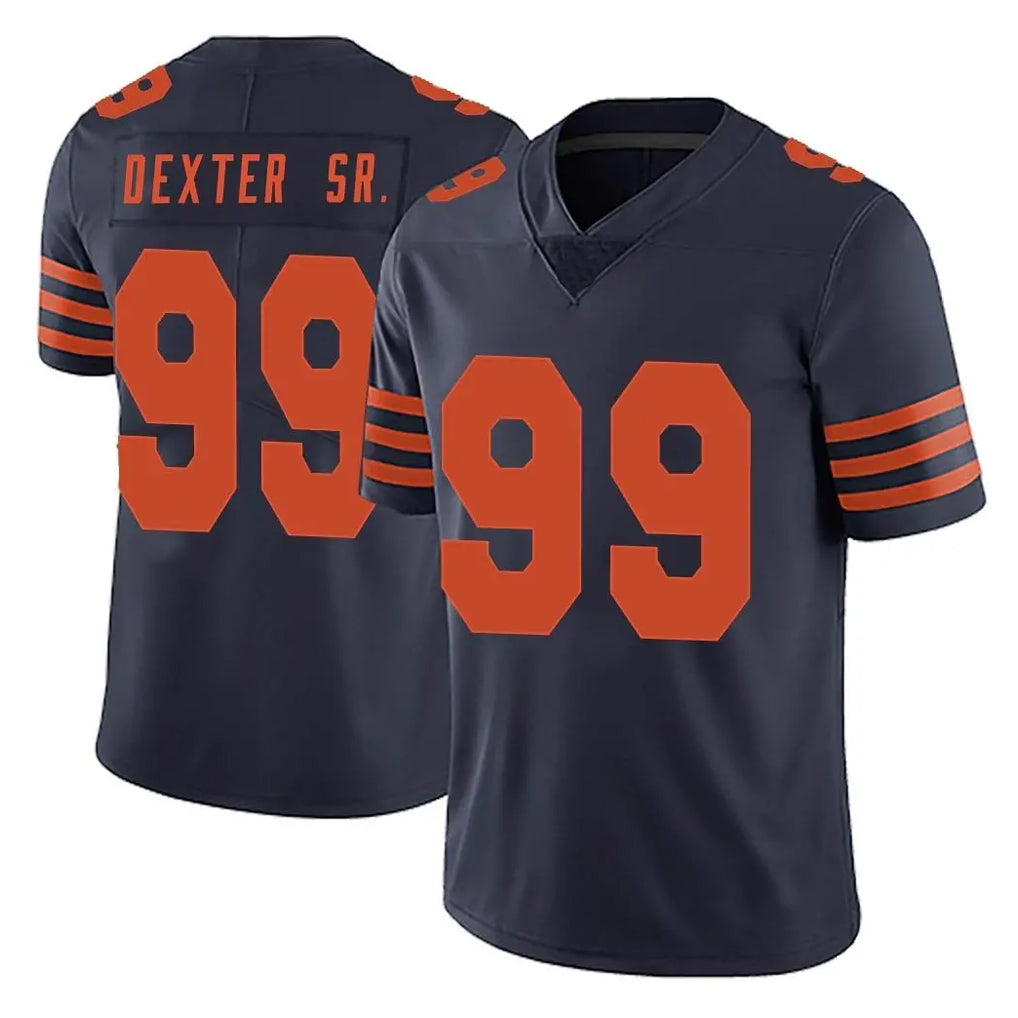 harde C.Bears #99 Gervon Dexter Sr. Player Navy Blue Alternate Vapor Untouchable Limited Stitched Jerseys