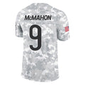 harde C.Bears #9 Jim McMahon Player Arctic Camo Salute to Service Limited Stitched Jerseys