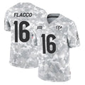 harde C.Bengals #16 Joe Flacco Player Arctic Camo Salute to Service Limited Stitched Jerseys