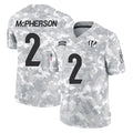 harde C.Bengals #2 Evan McPherson Player Arctic Camo Salute to Service Limited Stitched Jerseys