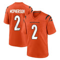 harde C.Bengals #2 Evan McPherson Player Orange Home Game Stitched Jerseys