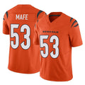 harde C.Bengals #53 Boye Mafe Player Orange Vapor F.U.S.E. Limited Home Game Stitched Jerseys
