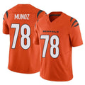harde C.Bengals #78 Anthony Munoz Player Orange Vapor F.U.S.E. Limited Home Game Stitched Jerseys