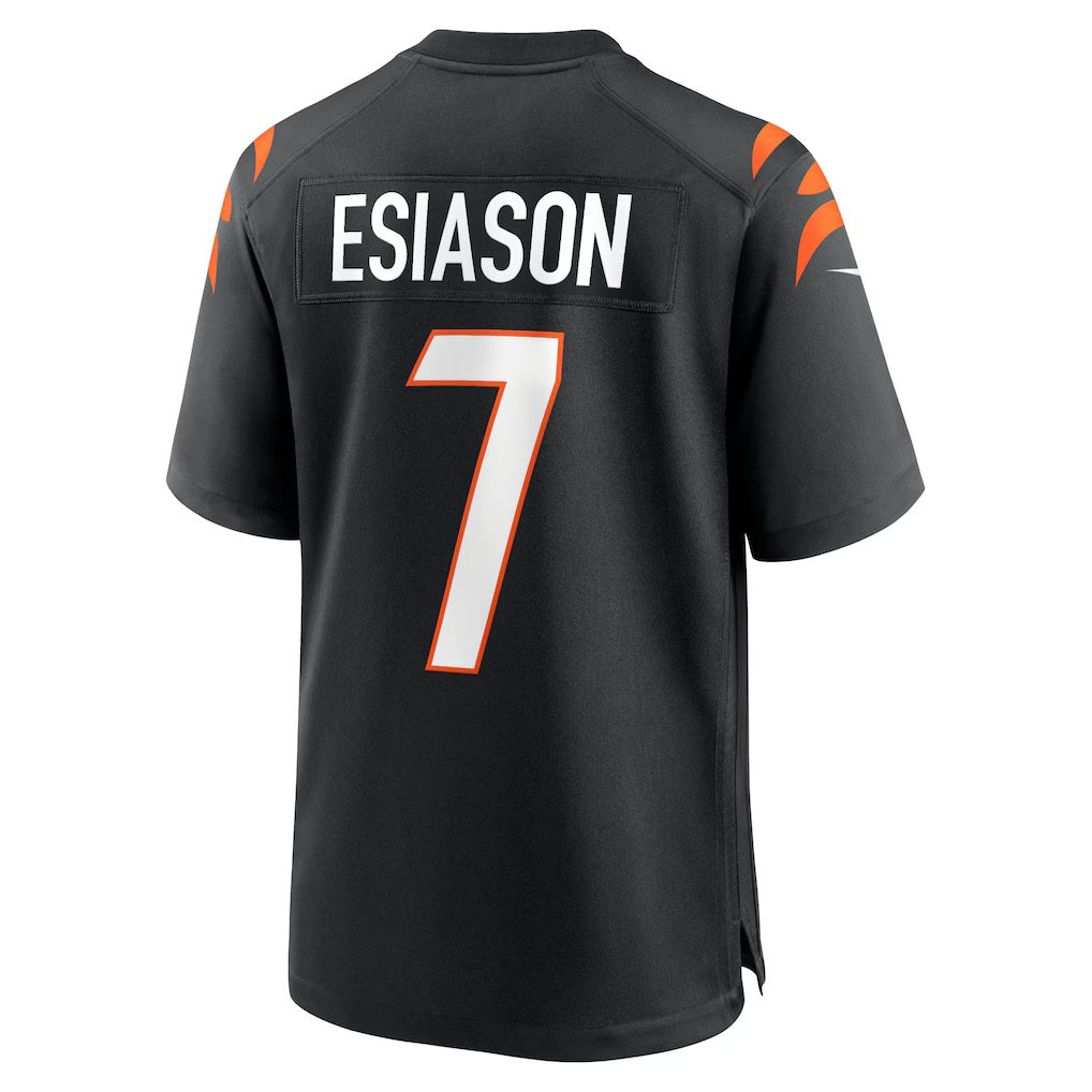 harde C.Bengals #7 Boomer Esiason Black Retired Player Stitched Jerseys
