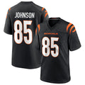 harde C.Bengals #85 Chad Johnson Player Black Home Game Stitched Jerseys