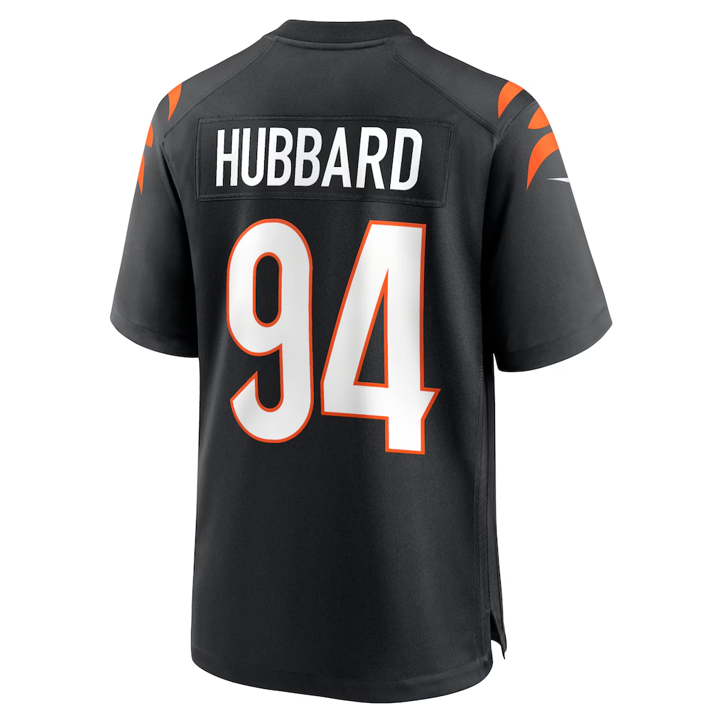harde C.Bengals #94 Sam Hubbard Black Player Game Stitched Jerseys