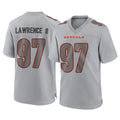 harde C.Bengals #97 Dexter Lawrence II Player Gray Atmosphere Fashion Game Stitched Jerseys
