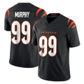 harde C.Bengals #99 Myles Murphy Player Black Vapor F.U.S.E. Limited Home Game Stitched Jerseys