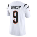 harde C.Bengals #9 Joe Burrow Player White Vapor F.U.S.E. Limited Stitched Jerseys