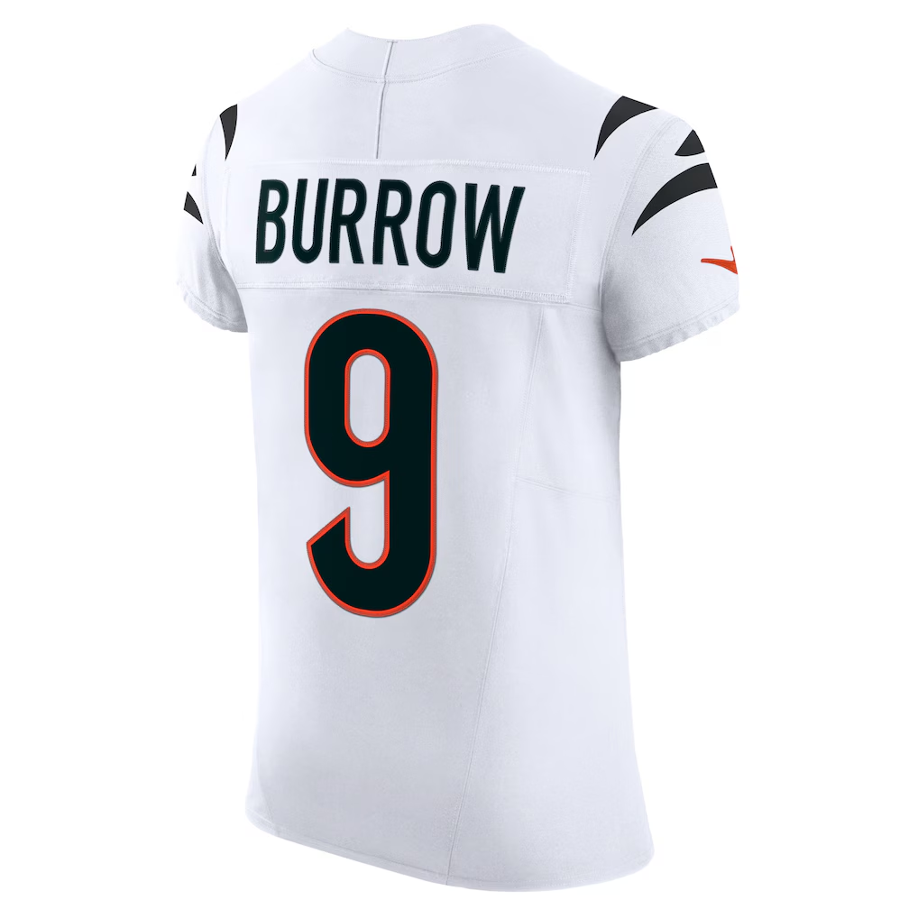harde C.Bengals #9 Joe Burrow White Vapor F.U.S.E. Elite Stitched Jerseys
