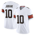 harde C.Browns #10 Quinshon Judkins Player White Vapor F.U.S.E. Limited Home Game Stitched Jerseys