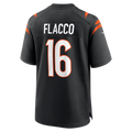 harde C.Bengals #16 Bengals Joe Flacco Black Team Game Stitched Jerseys