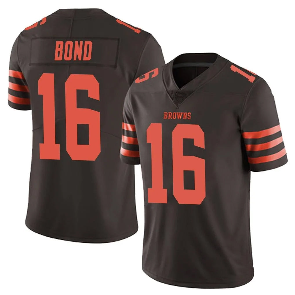 harde C.Browns #16 Isaiah Bond Player Brown Vapor Limited Stitched Jerseys