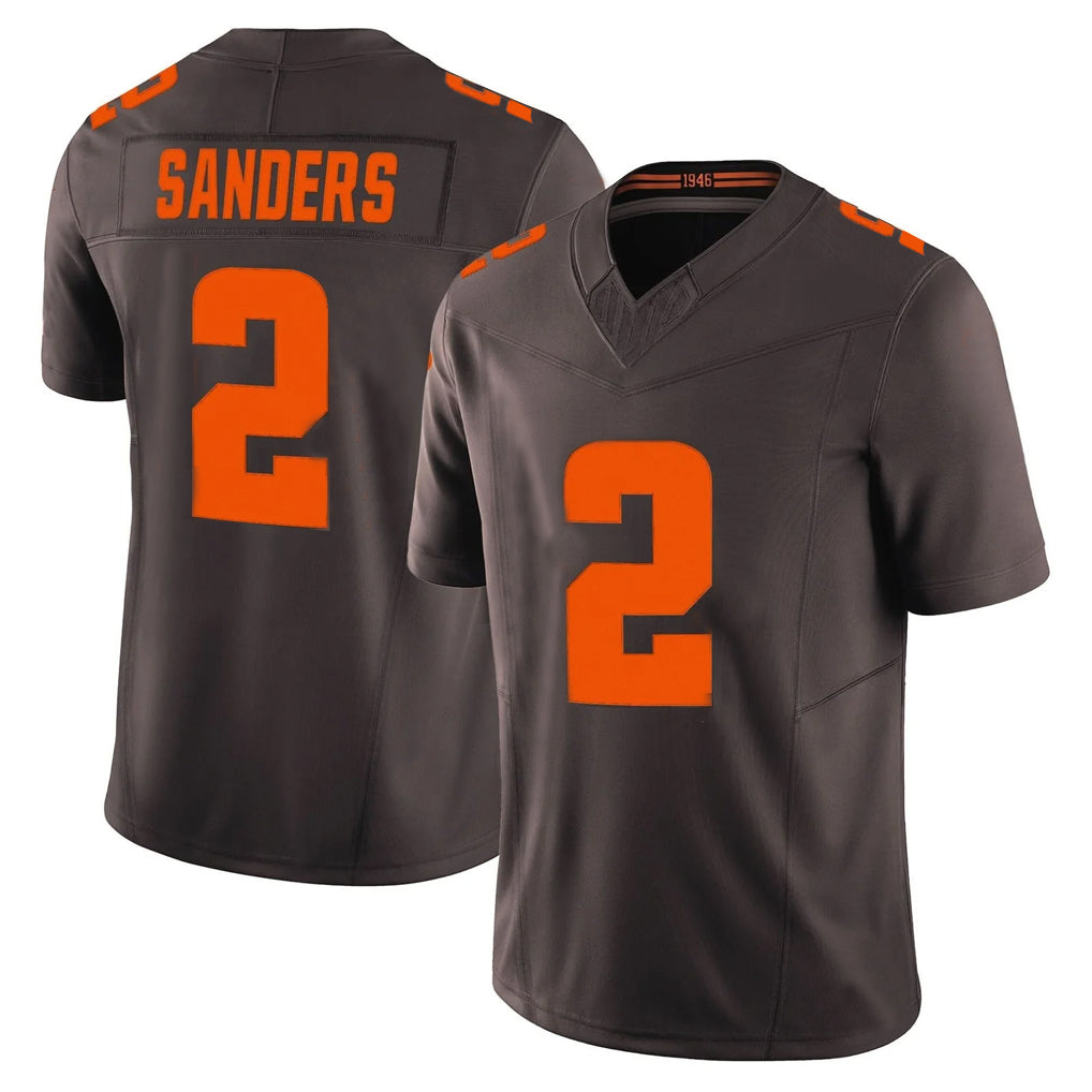 harde C.Browns #2 Shedeur Sanders Player Brown Limited Vapor F.U.S.E. Alternate Game Stitched Jerseys