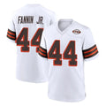 harde C.Browns #44 Harold Fannin Jr. Player White Alternate Home Game Stitched Jerseys