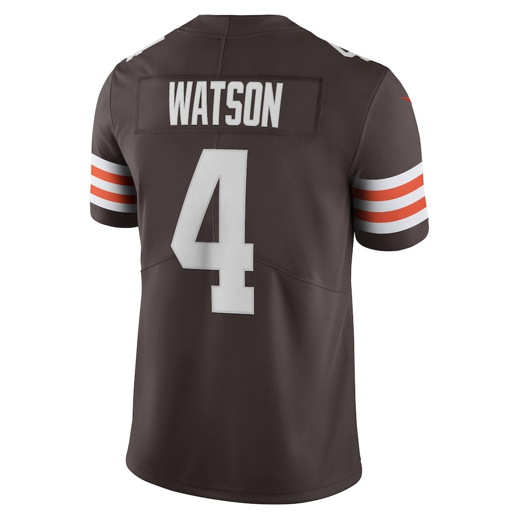 harde C.Browns #4 Deshaun Watson Brown Vapor Limited Stitched Jerseys