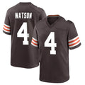 harde C.Browns #4 Deshaun Watson Player Brown Home Game Stitched Jerseys