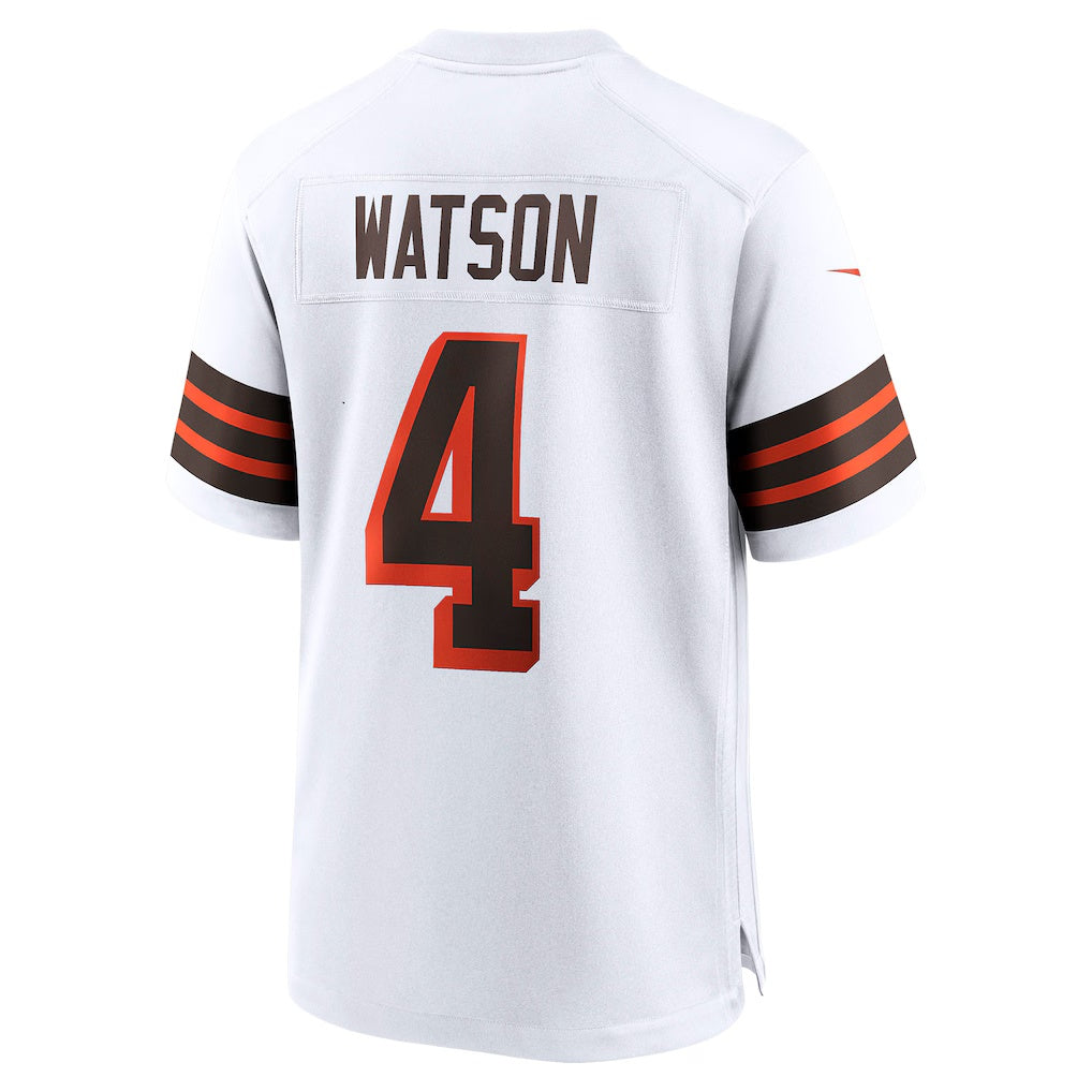 harde C.Browns #4 Deshaun Watson White Alternate Game Stitched Jerseys