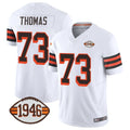 harde C.Browns #73 Joe Thomas Player White Limited Vapor F.U.S.E. Alternate Game Stitched Jerseys