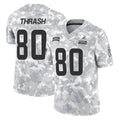 harde C.Browns #80 Jamari Thrash Player Arctic Camo Salute to Service Limited Home Game Stitched Jerseys