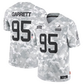 hardeC.Browns #95 Myles Garrett Player Arctic Camo Salute to Service Limited Stitched Jerseys