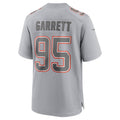 harde C.Browns #95 Myles Garrett Player Gray Fashion Game Stitched Jerseys