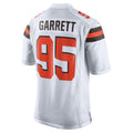 harde C.Browns #95 Myles Garrett Player White Game Stitched Jerseys