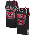 harde C.Bulls #23 Michael Jordan Mitchell & Ness Black 1997-98 Hardwood Classics Authentic Jerseys