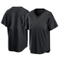 harde C.Cubs #15 Carson Kelly Player Black T-shirt Home Game Stitched Jerseys