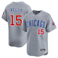 harde C.Cubs #15 Carson Kelly Player Gray Road Limited Home Stitched Jerseys