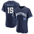 harde C.Cubs #15 Carson Kelly Player Navy City Connect Limited Elite Home Stitched Jerseys
