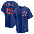 harde C.Cubs #15 Carson Kelly Player Royal Home Game Stitched Jerseys