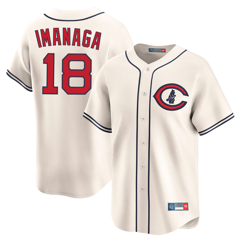 harde C.Cubs #18 Shota Imanaga Player Cream Field of Dreams Limited Home Game Stitched Jerseys