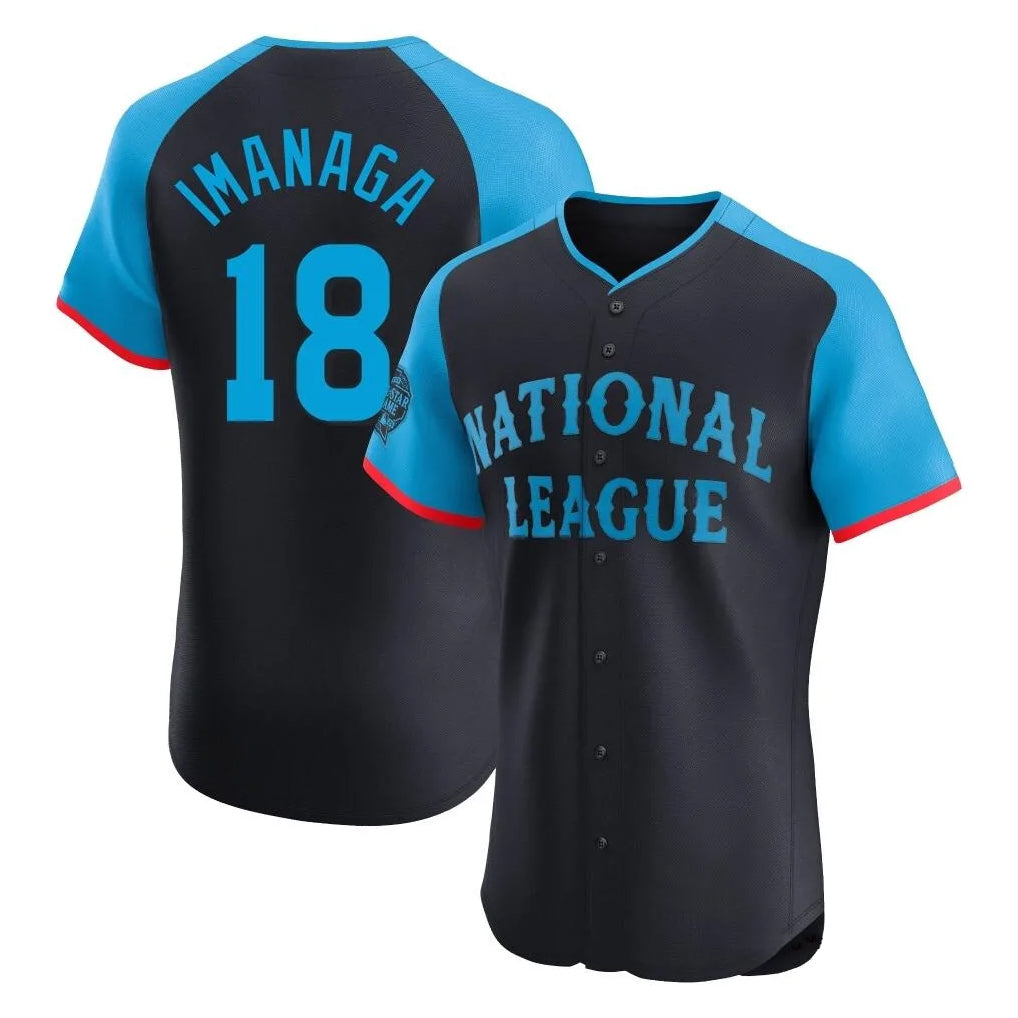 harde C.Cubs #18 Shota Imanaga Player Navy National League All-Star Limited Elite Game Home Stitched Jerseys