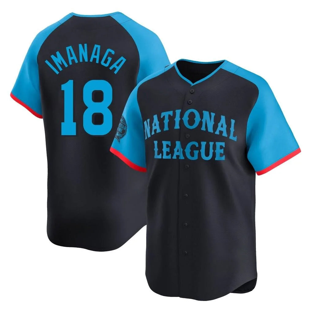 harde C.Cubs #18 Shota Imanaga Player Navy National League All-Star Limited Home Stitched Jerseys
