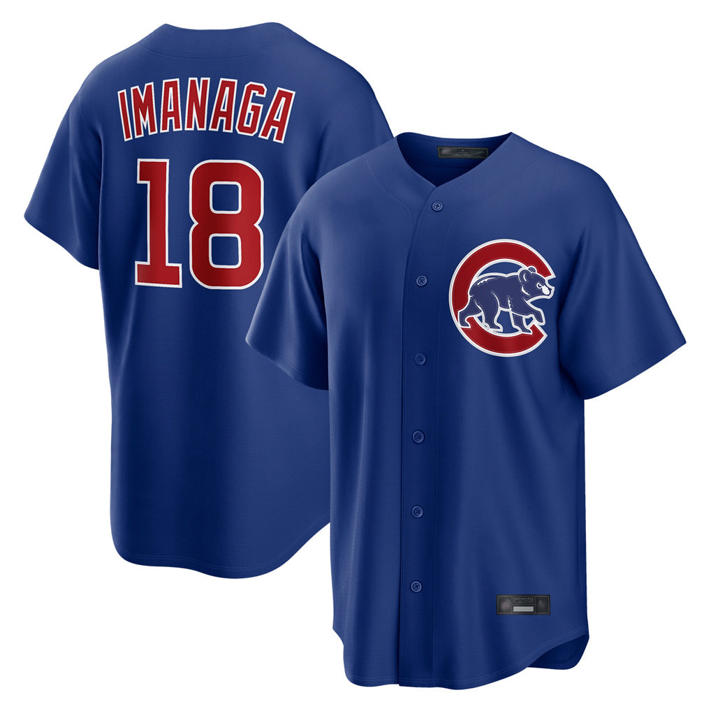harde C.Cubs #18 Shota Imanaga Player Royal Home Game Stitched Jerseys