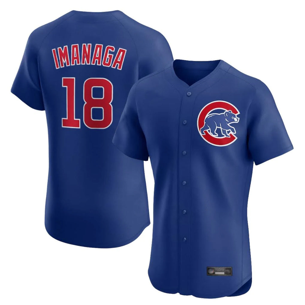 harde C.Cubs #18 Shota Imanaga Player Royal Limited Elite Home Stitched Jerseys