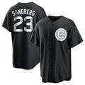 harde C.Cubs #23 Ryne Sandberg Player Black Game Stitched Jerseys