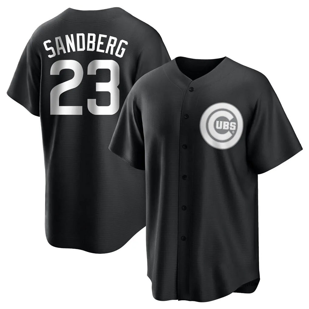 harde C.Cubs #23 Ryne Sandberg Player Black Game Stitched Jerseys