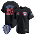harde C.Cubs #23 Ryne Sandberg Player Black Vapor Premier Limited Home Stitched Jerseys