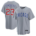 harde C.Cubs #23 Ryne Sandberg Player Gray Home Game Stitched Jerseys