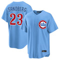 harde C.Cubs #23 Ryne Sandberg Player Light Blue Home Game Stitched Jerseys