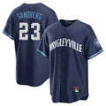 harde C.Cubs #23 Ryne Sandberg Player Navy City Connect Home Game Stitched Jerseys
