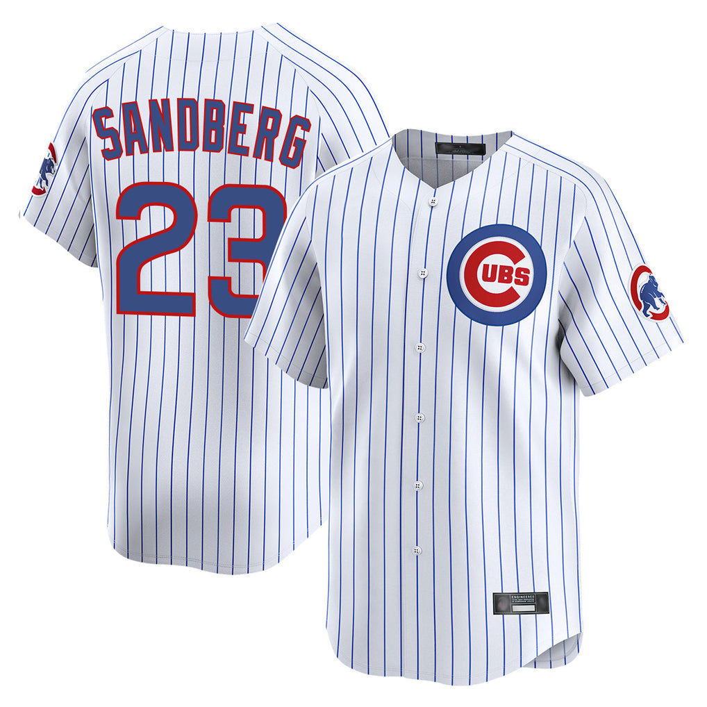 harde C.Cubs #23 Ryne Sandberg Player White Limited Home Game Stitched Jerseys