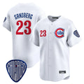 harde C.Cubs #23 Ryne Sandberg Player White Vapor Premier Limited Home Stitched Jerseys