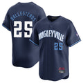 harde C.Cubs #25 Mois¡§|s Ballesteros Player Navy City Connect Limited Home Stitched Jerseys