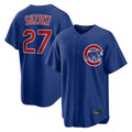 harde C.Cubs #27 Seiya Suzuki Player Royal Home Game Stitched Jerseys