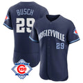 harde C.Cubs #29 Michael Busch Player Navy City Connect 150th Anniversary Limited Elite Home Stitched Jerseys